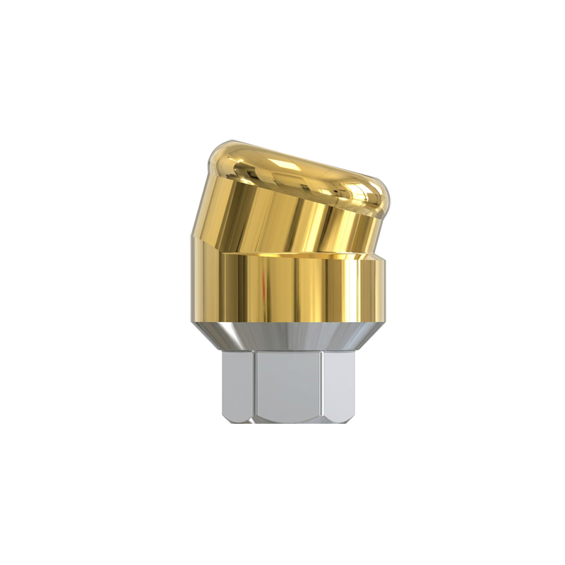 OrangeClick™ 15˚ Angled Abutment for Biohorizons® Internal Hex (Single Stage, Tapered, Tapered Plus)